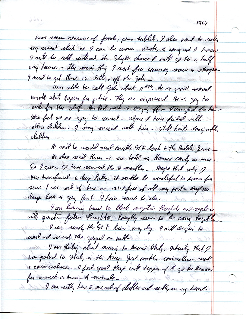 Dr John WorldPeace 2008 Prison Journal